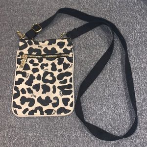 Victoria’s Secret PINK leopard crossbody bag